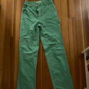 Green pacsun cargo pants highrise bootleg